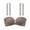 Coffee, variant on Everyday Bras Detachable Shoulder Strap JIANLAI Strapless Convertible Push Up Bra, Removable Strap Underwire Support Bra, Non Slip Deep Plunge Everyday & Formal Bra