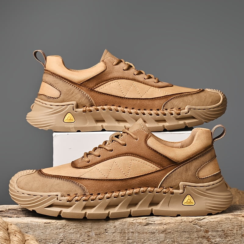 Dynamic Men's Shoes, This Season's Hiking Shoes for Men, Trail Running, Outdoor, Casual Shoes, Anti-Slip Work Shoes, Sneakers, Platform Soles, Breathable Canvas Shoes