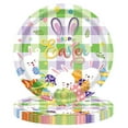 thumbnail image 6 of Easter Party Tablecloth and Disposable Paper Tableware Set, Spring Bunny Eggs Design for Holiday Celebration and Family Gathering, 6 of 6