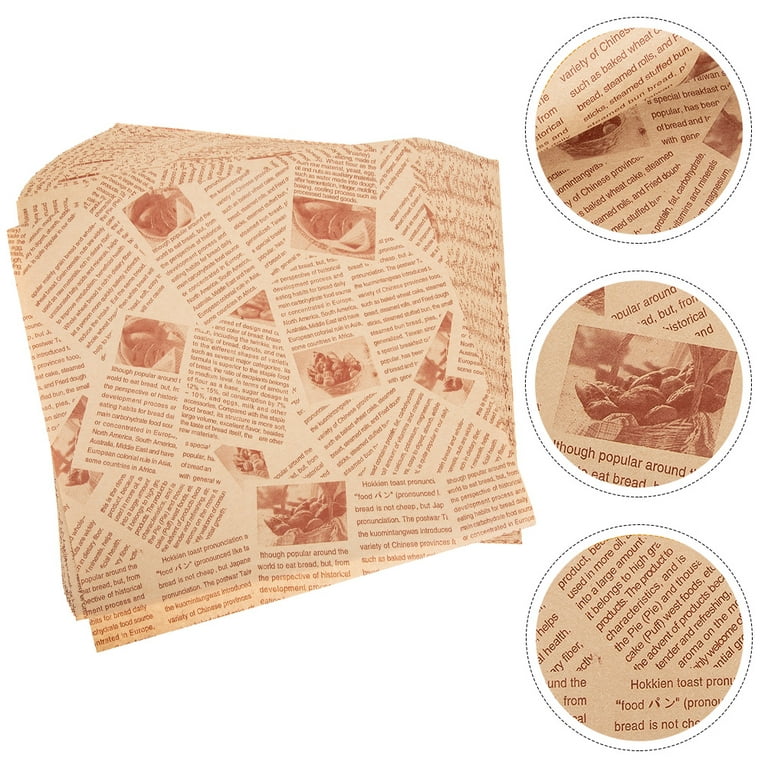 Fruit Newsprint Wax Food Wrap Brown Sandwich Paper - China Waxed Paper Food,  Sandwich Wraps
