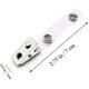 thumbnail image 1 of 100 clips metálicos premium para credenciales con correas de PVC transparente para tarjetas de identificación, porta credenciales, etiquetas de nombre y credenciales de trabajo., 1 of 1