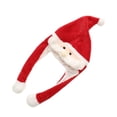 thumbnail image 3 of EeaseMX 1 gorro navideño brillante creativo con barba móvil y gorro de Papá Noel., 3 of 7