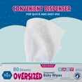 thumbnail image 2 of MED PRIDE Oversized Unscented Baby Wipes Alcohol Free Wet Wipes with Aloe Vera & Vitamin E, 12-Pack, 2 of 6