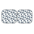 thumbnail image 7 of Haiem Navy Blue Anchor Car Windshield Sun Shade (2 Pieces) Foldable Windshield Sun Shade Car Accessories for Truck SUV Pickup-Medium, 7 of 7