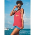 thumbnail image 2 of Do Whats Right Not Whats Easy Racerback Tank Women -Image by Shutterstock, Female XX-Large, 2 of 4