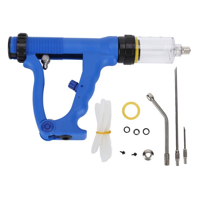 Jeringa continua automática de 30ml, inyector de vacuna veterinaria, instrumento ganadero para cerdo, oveja y vaca