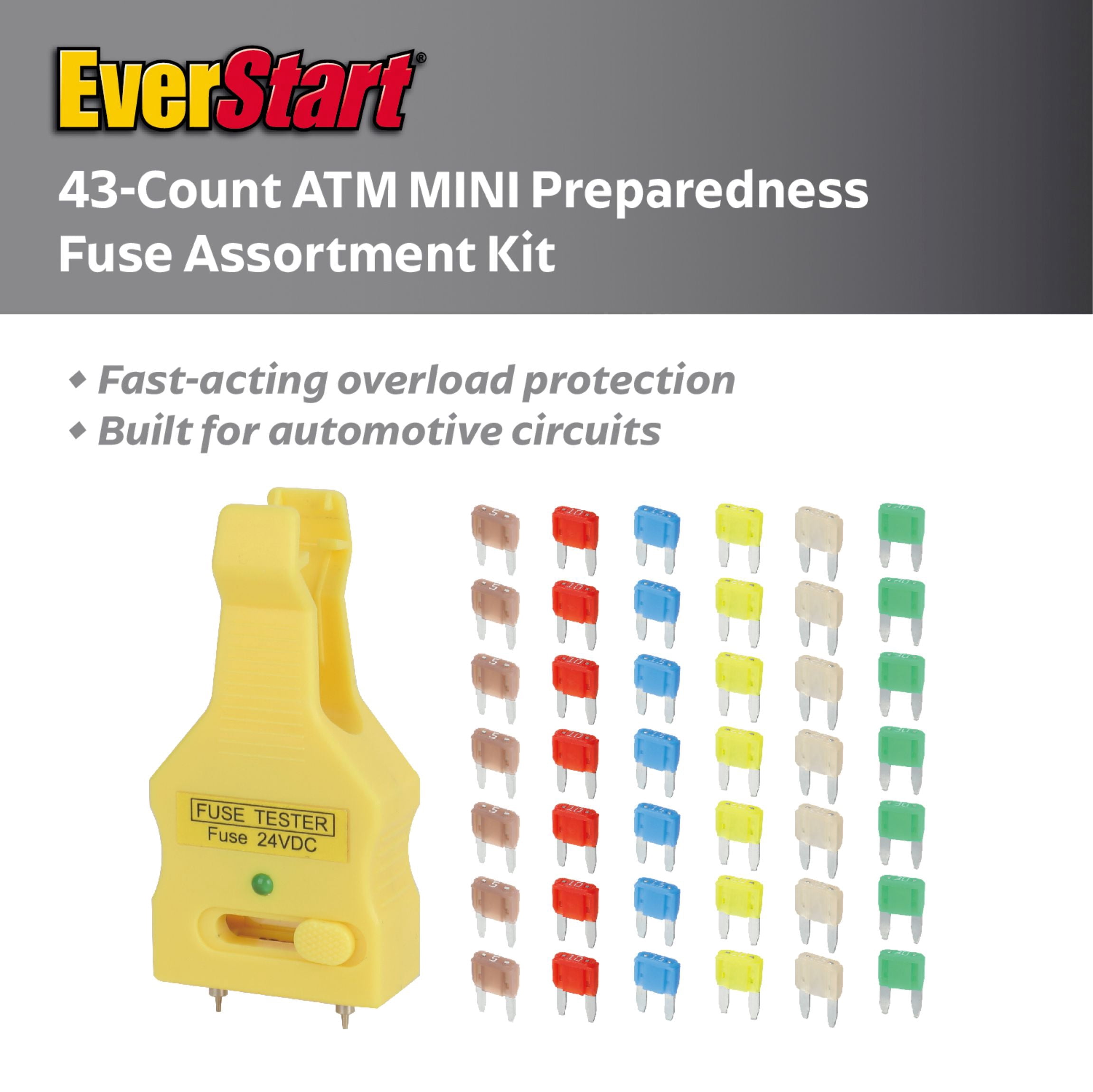 EverStart 43 Piece ATM Mini Fuse Kit