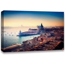 IDEA4WALL Landscape Canvas Wall Art Italy City Canvas Prints Modern Home Wall Decor, 32"x48"