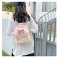 thumbnail image 6 of My Melody Plush Backpack Cartoon Furry Travel Backpack Anime Cute Backpack Travel Daypack Pink, 6 of 8