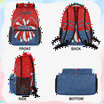 thumbnail image 3 of Jiaoprinted Custom Red Blue Cheer Backpack for Cheerleader, Personalized Cheerleading Backpack, Coach Daypack for Cheer Team Gifts, 3 of 7