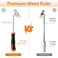 thumbnail image 4 of urorentea 3 Pack Weed Puller Tool Set, Rubber Hand Weeder Tool, Uprooting Weeding Tools, Crack Weeder Crevice, 4 Teeth Weeding Tool, Weeding Artifact Tool for Gardening, 4 of 7