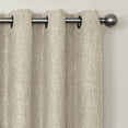 thumbnail image 3 of Quinn Blackout Single Curtain Lined Grommet Panel, 50" x 95", Linen, 3 of 5