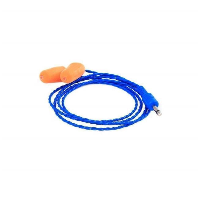 Bouchon d'Oreille en Mousse Mono Bourgeon ChallengerII 0.125 Po, Bleu