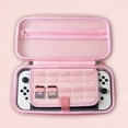 thumbnail image 3 of Bonita funda para Nintendo Switch LITE Sakura, bolsa de viaje rígida, portátil, con accesorios protectores y cuerda para colgar., 3 of 8