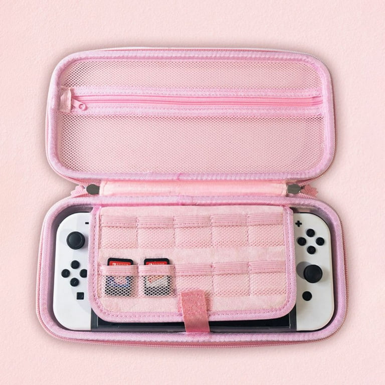 Nintendo Switch Case Pink Cherry Blossom Animal Crossing Marshal Storage Bag  Protective Cover NS Ac