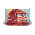 Duvet Cover Queen Size Fire Engine Car Truck 3 Pcs Duvet Cover Set