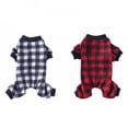 thumbnail image 2 of Clearance Dog Shirt for Small Dogs Cotton Sleepwear Comfortable Plaid Clothing Coat for French Bull Dog Puppy Autumn Winter, 2 of 6