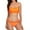 Womens Orange Bikinis Swimsuits, variant on Women's Bikini Swimsuit Solid Color Beachwear Triangle Swimwear Sets Strappy Side Ruffle Bathing Suit Summer Seaside Clothes for Girls Black XL