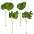 thumbnail image 4 of Bearachild Hojas de palma tropical de PU - Decoración reutilizable y no tóxica para fiestas Urable y reutilizable Decoración Asarum máximo, 4 of 6