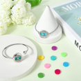 thumbnail image 3 of 1 Box 2 Sets Essential Oil Bracelets Tree of Life Bangle Bracelet with 10Pcs Refill Pads Aromatherapy Diffuser Stainless Steel Adjustable Chain Band Pendant Jewelry for Women Gifts Birthday, 3 of 7