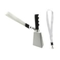 thumbnail image 3 of MERIGLARE Cowbell Decorative Hand Bell Call Cheering Bell for School Birthday Concerts white, 3 of 9