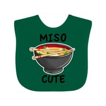 Inktastic Miso Cute with Miso Soup Boys or Girls Baby Bib