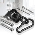 thumbnail image 2 of Ultra Durable Stainless Steel Swing Hook Kit 360° Rotation for Hammock, Gym Rope, and Yoga Chair, 2 of 10