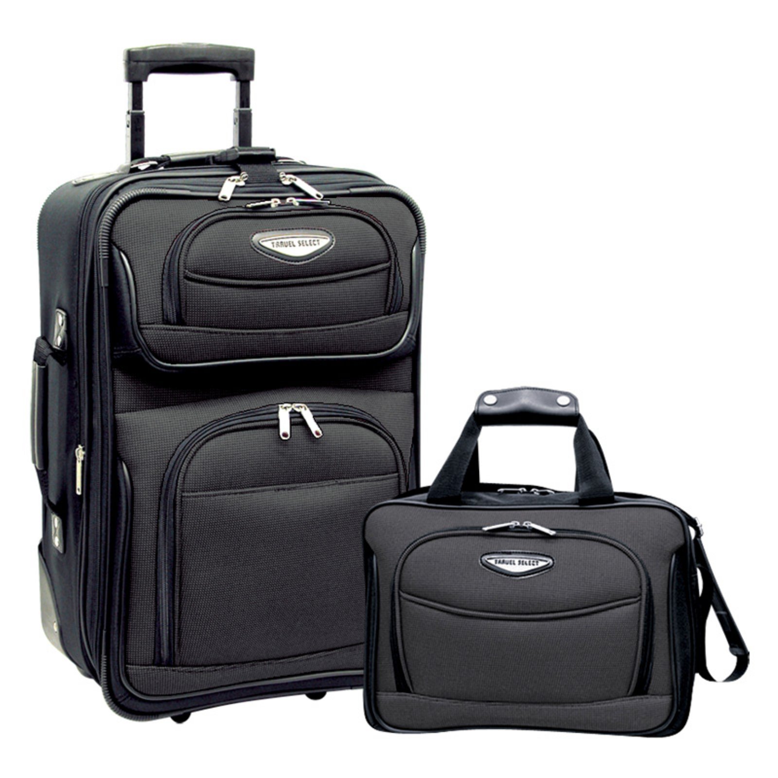 Amsterdam 2-Piece Carry-On Luggage Set 15 x 11 x 6; 21 x 14 x 8 ...