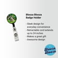 thumbnail image 2 of Rabbit Bunny Photo Retractable Reel ID Badge Key Card Name Tag Holder with Clip, 2 of 7