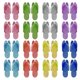 thumbnail image 1 of Zapatillas de EVA plegables de un par de zapatillas desechables unisex de 24 pares portátiles para zapatillas Travel Hotel (color HOMEMAXS mx7323606, 1 of 5