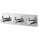 thumbnail image 2 of Stainless Steel Hooks Hanger for Hanging Things Use 3-Hook Silver Design, 2 of 2