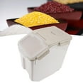 thumbnail image 1 of Thickened PP Rice Container Airtight With Measuring Cup Lid, Waterproof Rice Storage Bin For Home Kitchen, 1 of 8