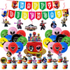 Power Rangers Birthday Party Supplies Power Rangers Party Decorations Included Birthday banner, Cake Topper, Cupcake Topper, Balloons, Hanging Swirls