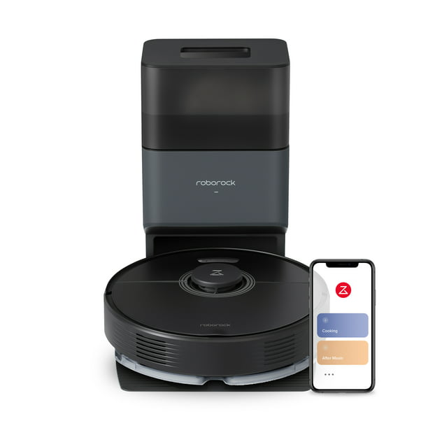 Roborock Q7 Max Plus-BLK Vacuum with Auto-Empty Dock Pure , APP-Controlled Mopping, 4200Pa Suction - Walmart.com