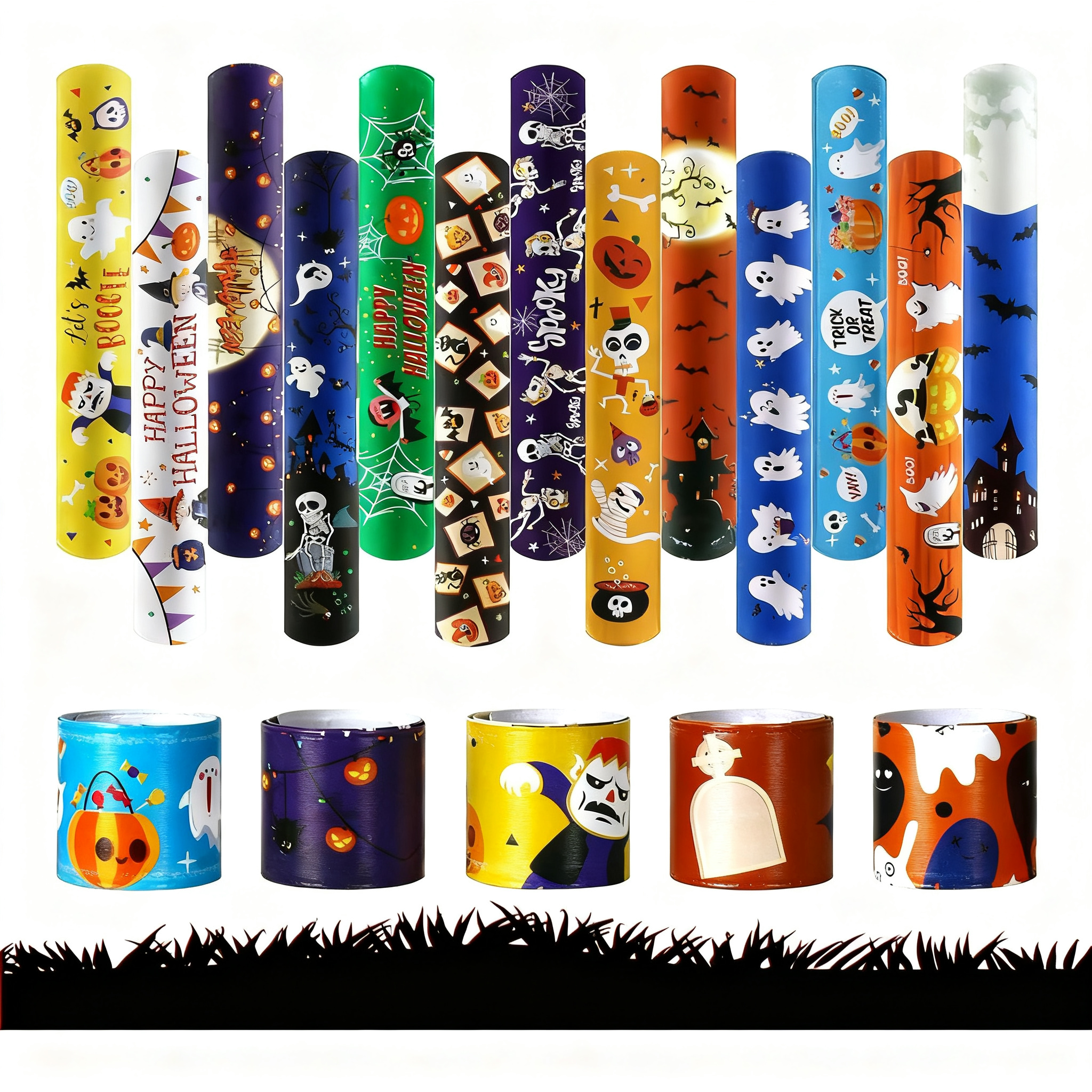 36Pcs Easter Slap Bracelet,Easter Decorations Bracelet Decorations Gifts,Bunny Bracelets Present for Holiday Goodie Bag Stuffers,Bracelets Bulk for Birthday School Classroom Prizes Outdoor