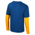 thumbnail image 3 of Unisex Stadium Essentials Royal New York Knicks Spectator 2fer Long Sleeve  T-Shirt, 3 of 3