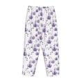 thumbnail image 5 of Xecao Orchids Flowers Women's Straight Lounge Pajama Pants: The Epitome of Relaxed Sleepwear, 5 of 9