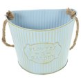 thumbnail image 2 of Metal Hanging Flower Pot Farmhouse Balcony Planter Flower Bucket Holder Vintage Dried Flower Container, 2 of 9