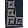 thumbnail image 4 of Furnish My Place Outdoor Collection Geometric Area Rug - 5 ft. 3 in. x 7 ft. 6 in. Black, Contemporary Style Water Proof Rug for Garden, Bedroom, Balcony, 4 of 6