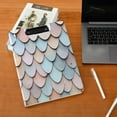 thumbnail image 5 of FORMRS A4 Clipboard Folder with Pen Holder Horizontal Foldable School Office Binder, Blue Shimmering Pattern, 5 of 9