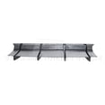 thumbnail image 7 of Replacement For 2015-Present Dodge Challenger All Models | SRT Factory Style ABS Plastic - Matte Black Rear Bumper Dual Tips Exhaust Diffuser, 7 of 7