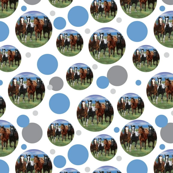 Horses Running Wild Premium Gift Wrap Wrapping Paper Roll