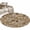 Light Beige, variant on Brown Beige Stones Round Area Rug 5Ft Washable Circle Rugs for Living Room Bedroom, Farmhouse Stones Modern Art Non-Slip Carpet Floor Mats Indoor Outdoor Carpet Runner Aesthetic Home Decor