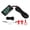 Green, variant on Xirurus LCD Motorcycle Thermometer Ultra Thin Waterproof Water Temp Meter with 0.39 inches / 10 mm Sparking Plug Adapter DC 12V Red Color