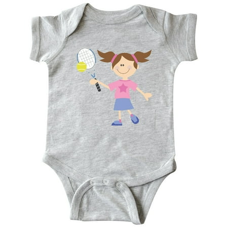 

Inktastic Tennis Girl Gift Baby Girl Bodysuit