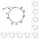 thumbnail image 2 of Sonducket Tobillera en capas de tobillo resistente universal Campana con diamantes de imitación Colgantes Colgantes Accesorio de moda Cadenas de Type1 NO1 Sonducket CBP200199, 2 of 4