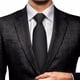 thumbnail image 1 of Qarigey Corbatas negras atractivas y elegantes perezosas fáciles de tirar para hombres corbatas con cremallera corbata con cremallera hombres Accesorios de disfraces N°:67, 1 of 6