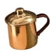 thumbnail image 1 of Taza de cobre puro hecha a mano, taza de café de cobre, artículos para beber, fácil de llevar, regalos de cumpleaños, taza de té espesa para agua fría B, 1 of 8