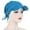 Lake Blue, variant on Limei Fabulous Turban Hat Solid Color Outdoor Supply Summer
