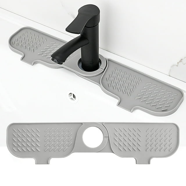 Wzzjkit Kitchen Rack, Kitchen and Bathroom Universal Faucet Pad Aperture Sink Storage Rack Proof and Water Accumulation Proof, Kitchen Racks and Shelves